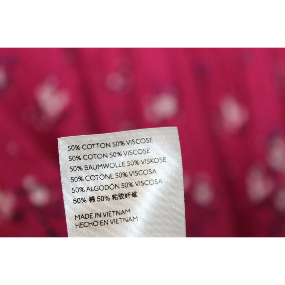 NWT Free People Paloma Floral Button Peasant Top Berry Combo Small Cottagecore - Picture 12 of 13